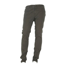 Made in Italy Brown Cotton Men Pant - Chinos