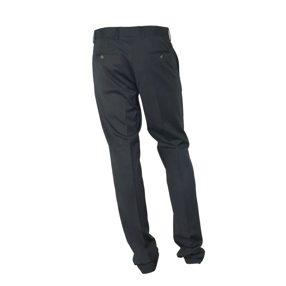 Made in Italy Gray Polyester Men Trouser - Trousers