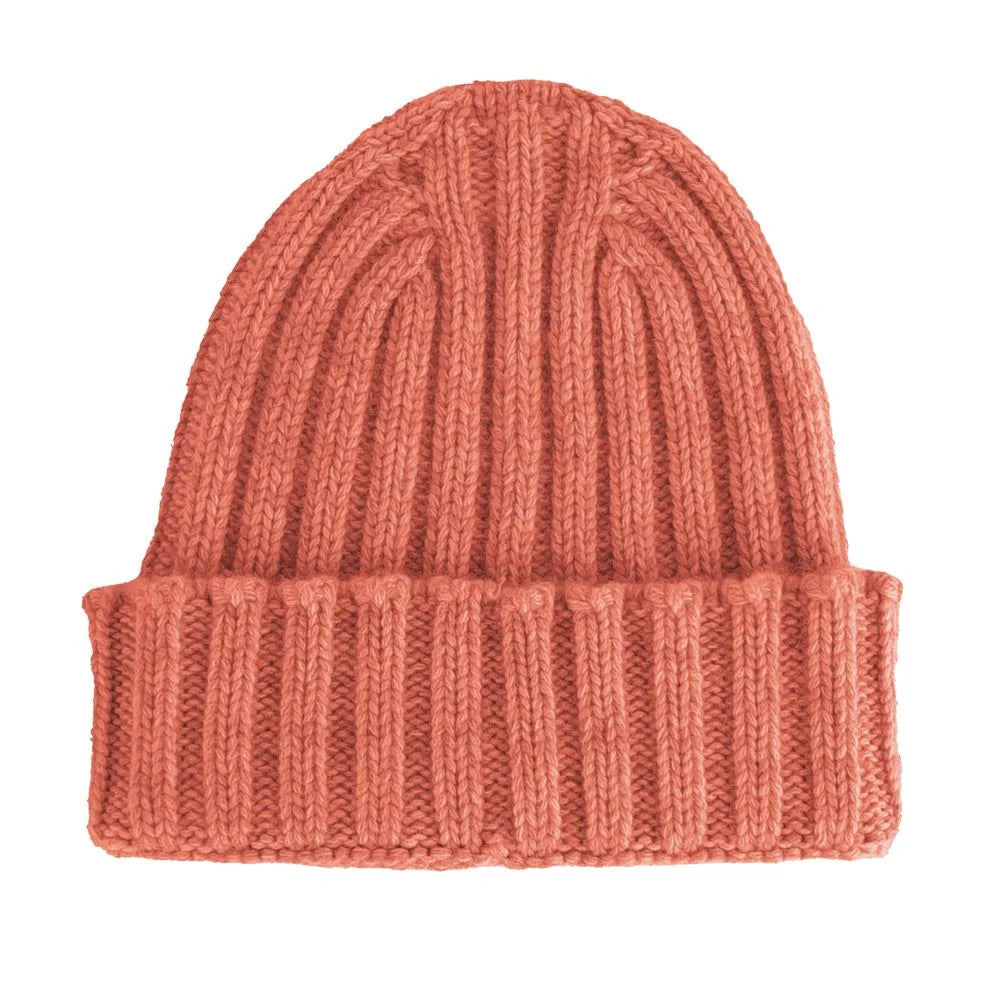 Made in Italy Pink Cashmere Hat - UNI - Beanies