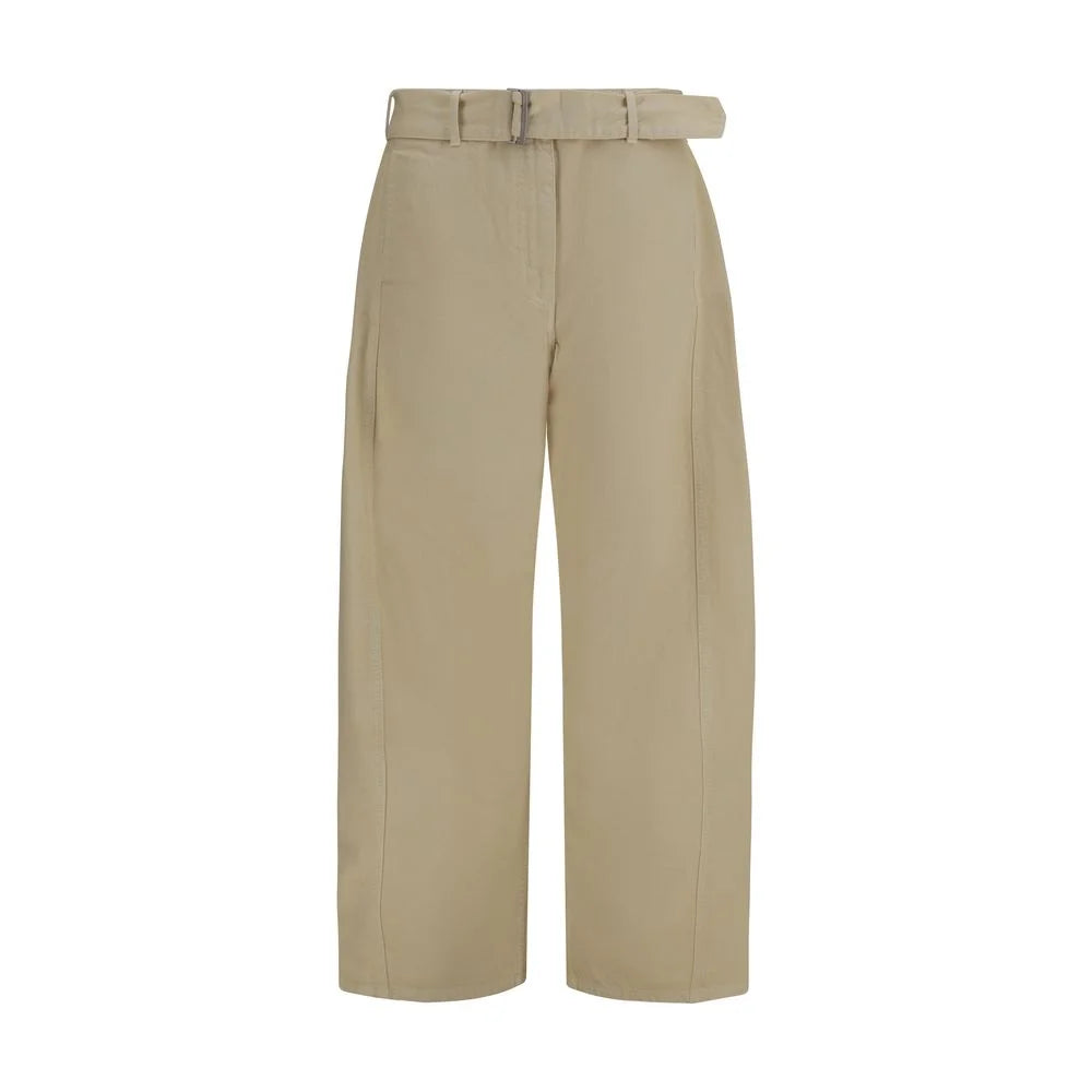 Magda Butrym Beige Cotton Casual Pants - IT36 | XS