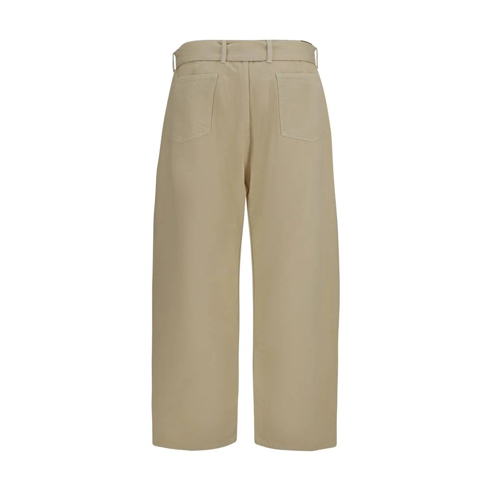 Magda Butrym Beige Cotton Casual Pants - IT36 | XS