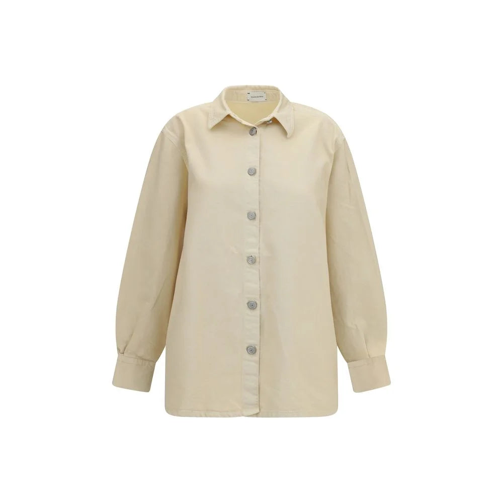 Magda Butrym Beige Denim Shirt - IT36 | XS