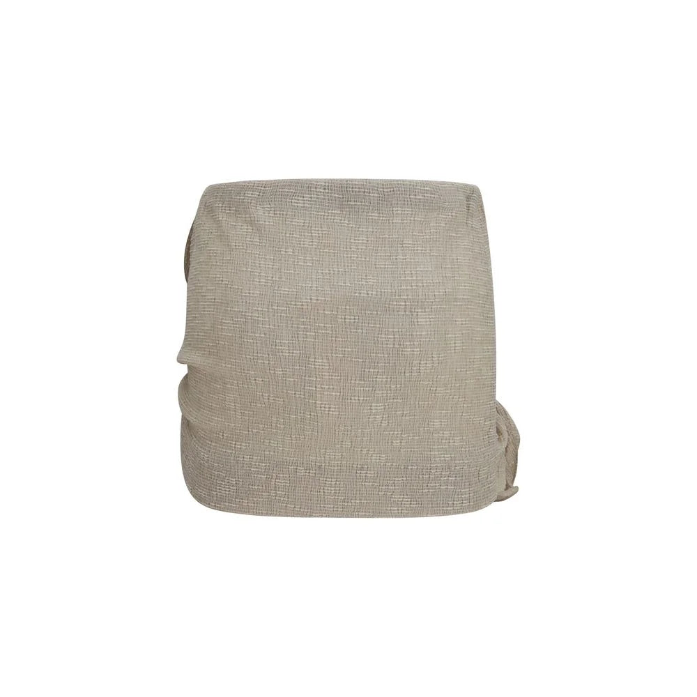 Magda Butrym Beige Lycra Mini Skirt