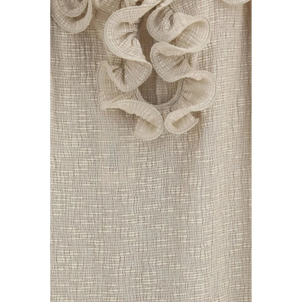 Magda Butrym Beige Lyocell Casual Dress - IT36 | XS