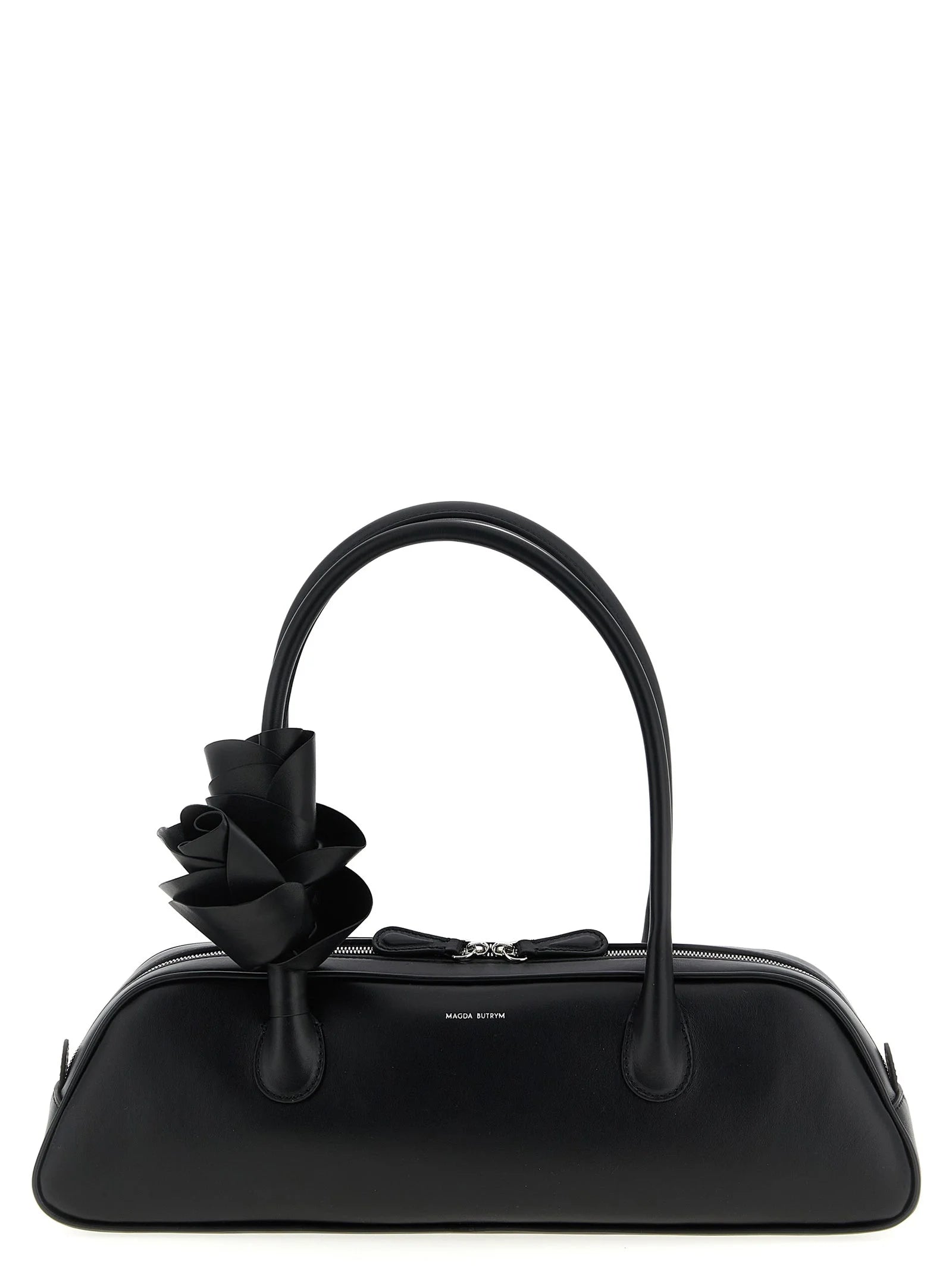 Magda Butrym Black Calfskin Shoulder Bag