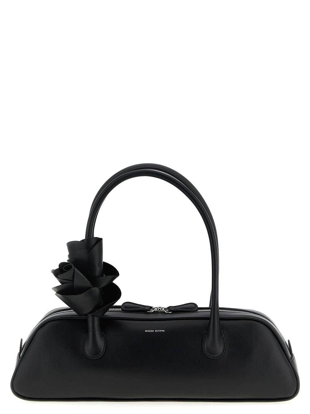 Magda Butrym Black Calfskin Shoulder Bag