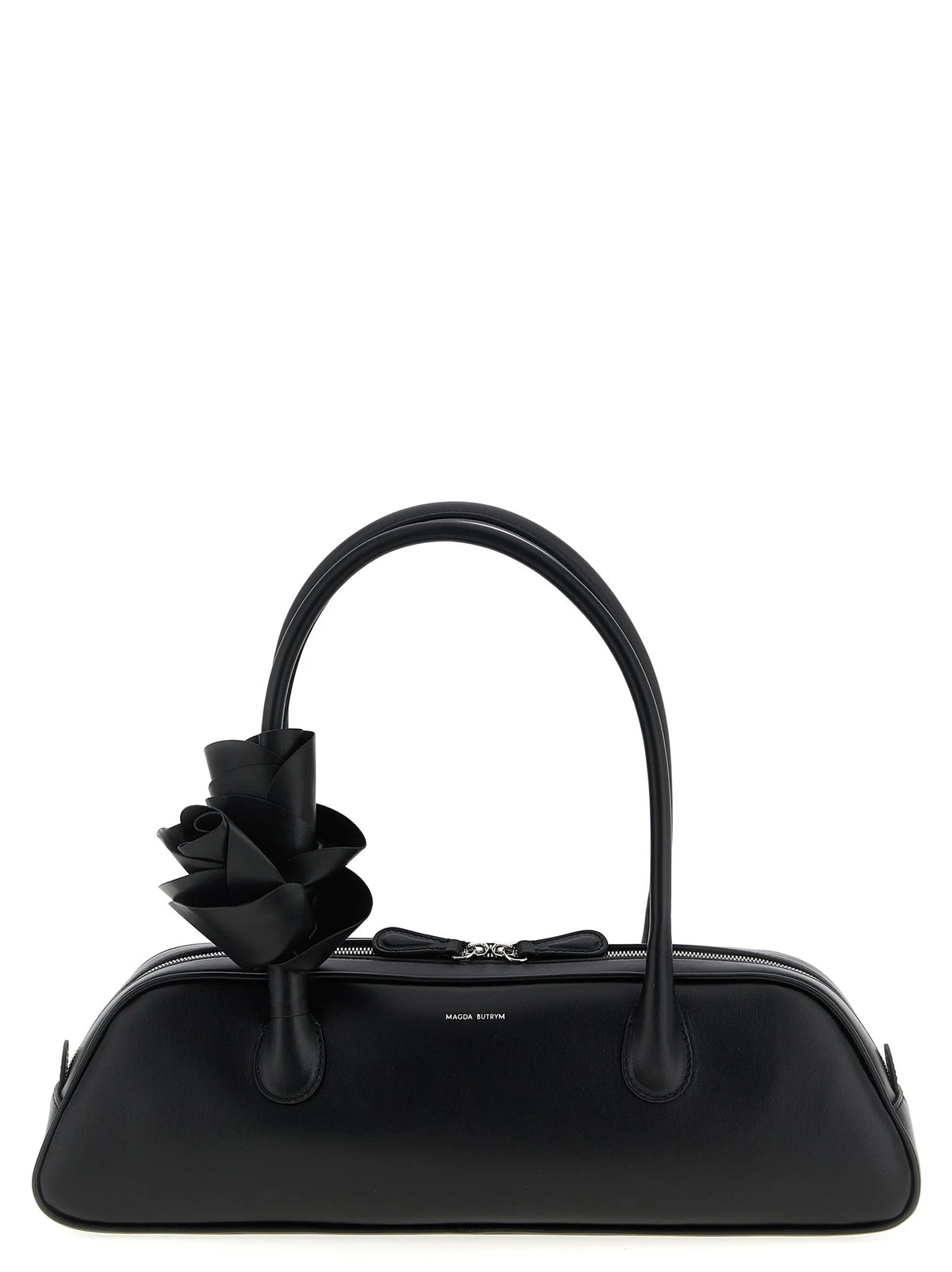 Magda Butrym Black Calfskin Shoulder Bag