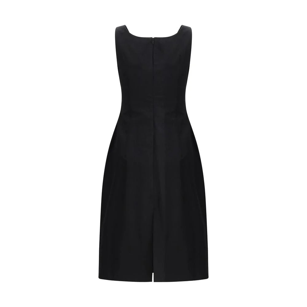 Magda Butrym Black Cotton Casual Dress