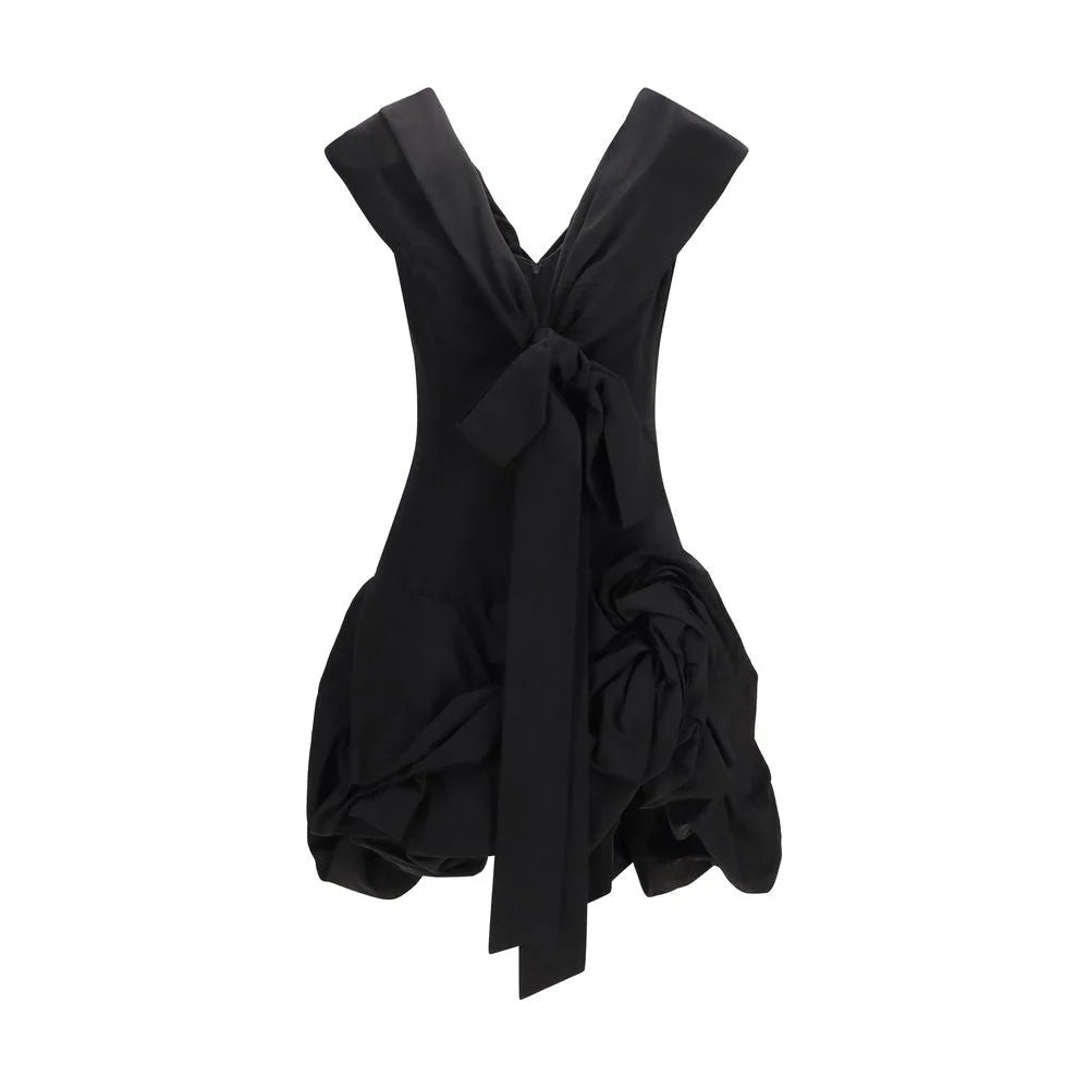 Magda Butrym Black Cotton Cocktail Dress - IT40 | M
