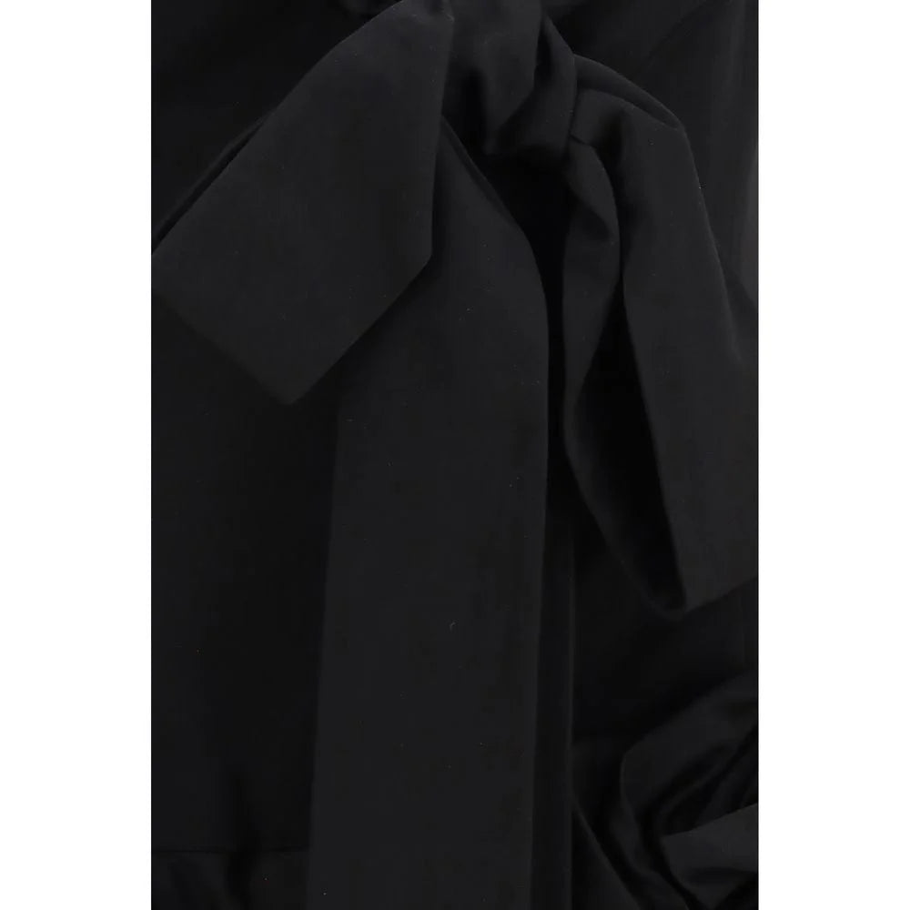 Magda Butrym Black Cotton Cocktail Dress - IT40 | M