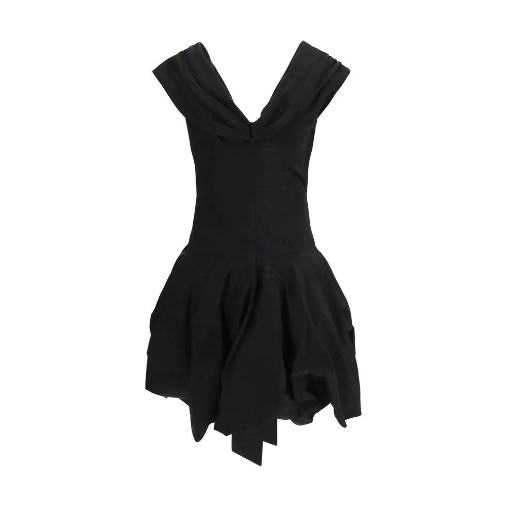 Magda Butrym Black Cotton Cocktail Dress - IT40 | M