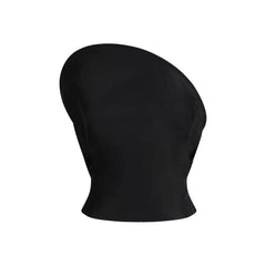 Magda Butrym Black Cotton Top - IT36 | XS