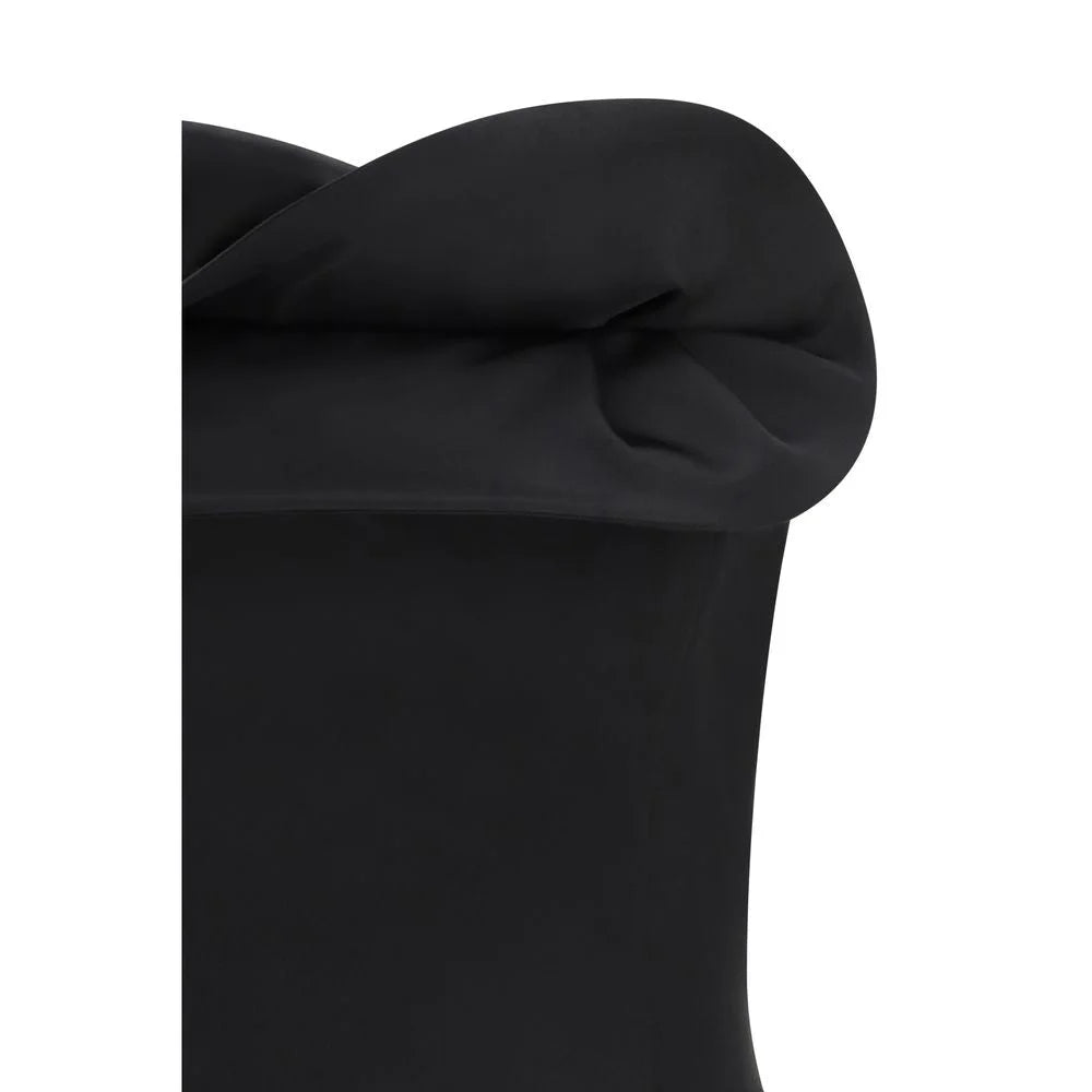 Magda Butrym Black Fleece Wool Top - IT38 | S