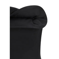 Magda Butrym Black Fleece Wool Top - IT38 | S