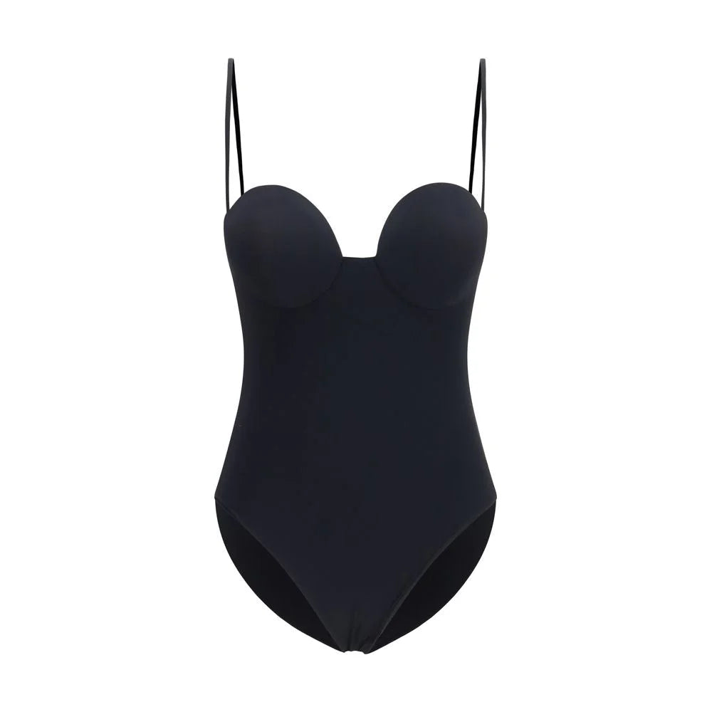 Magda Butrym Black Polyamide One-Piece Swimsuit - IT40 | M
