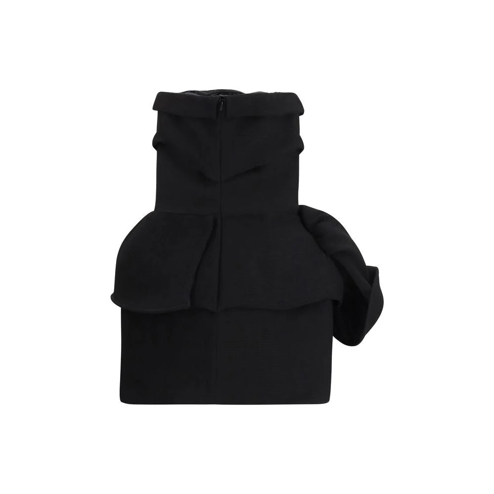 Magda Butrym Black Viscose Cocktail Dress - IT36 | XS