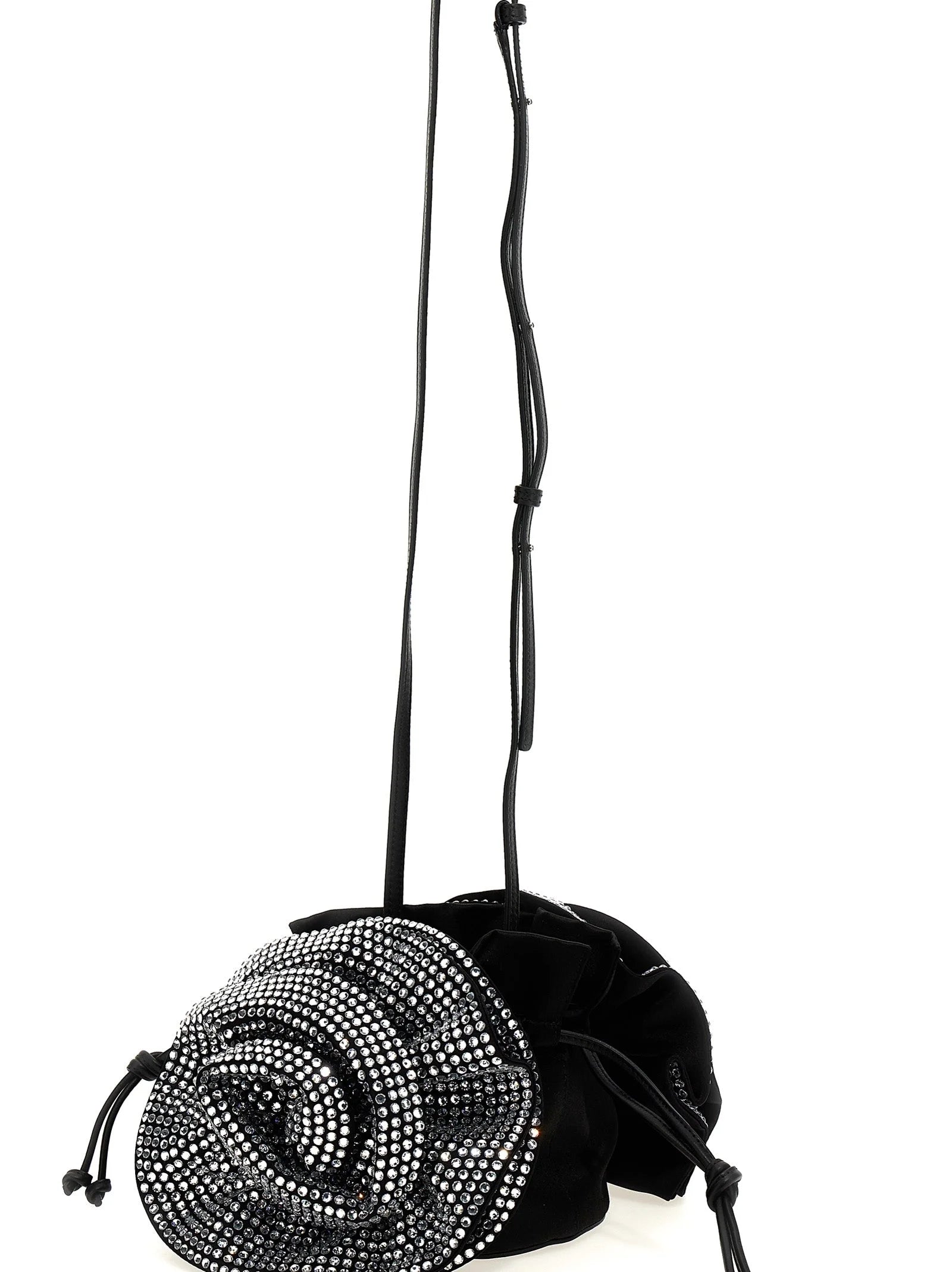 Magda Butrym Black Viscose Crossbody Bag