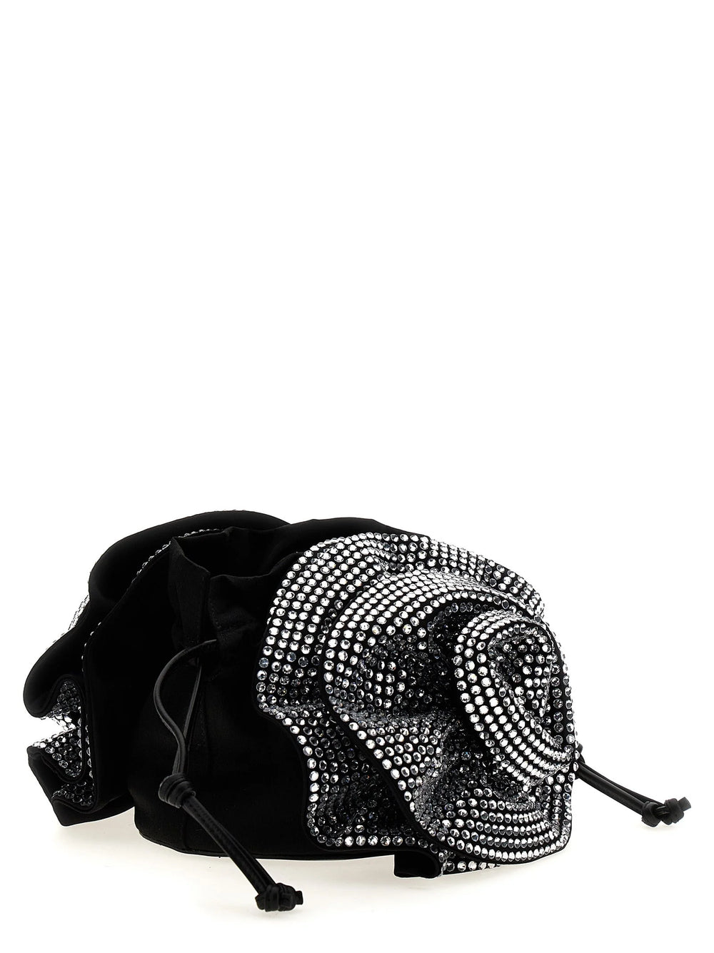 Magda Butrym Black Viscose Crossbody Bag