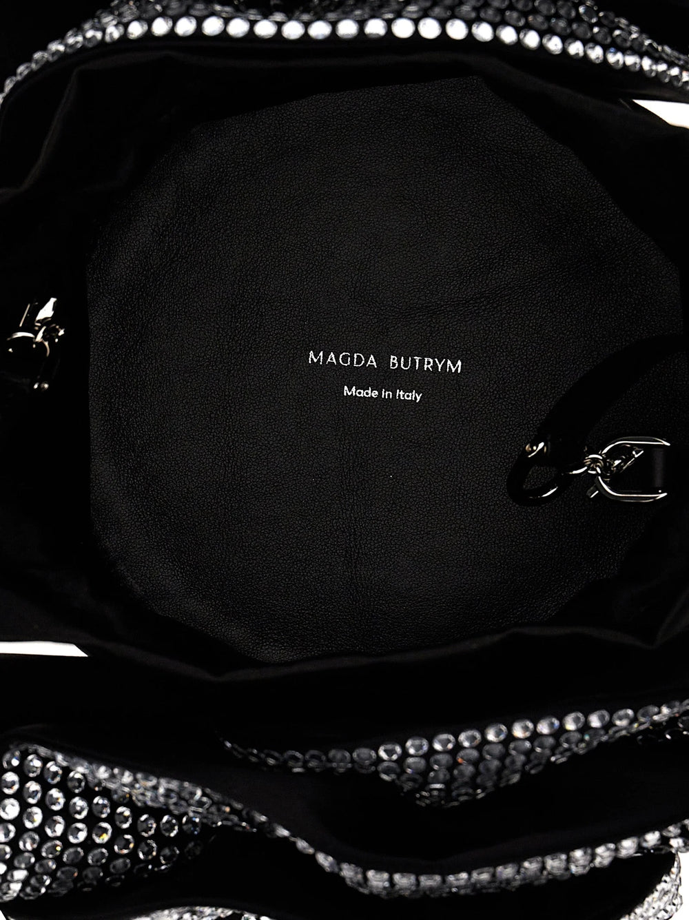 Magda Butrym Black Viscose Crossbody Bag