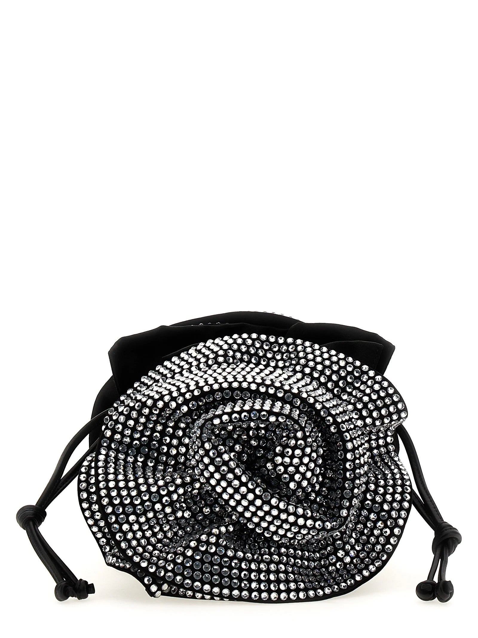 Magda Butrym Black Viscose Crossbody Bag