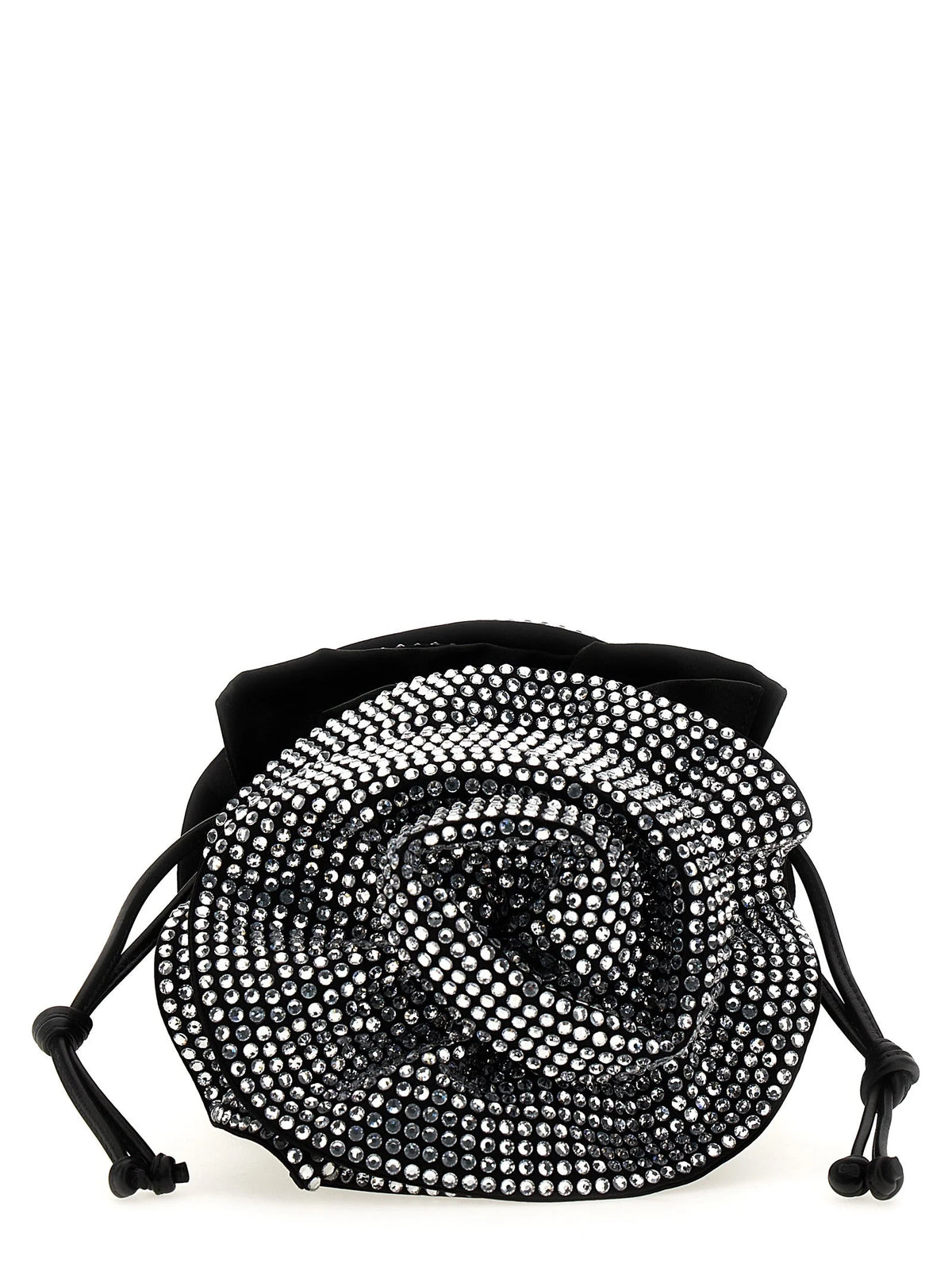 Magda Butrym Black Viscose Crossbody Bag
