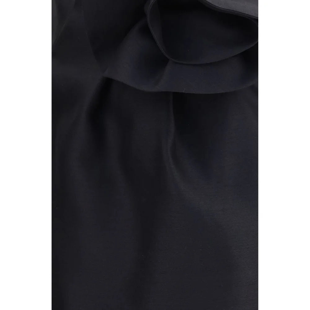 Magda Butrym Black Wool Oves Aries Mini Skirt