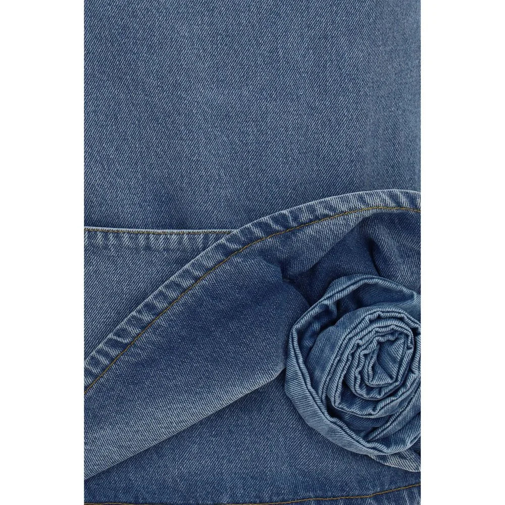 Magda Butrym Blue Cotton Casual Dress - IT36 | XS