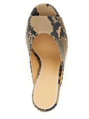 Magda Butrym Brown Calfskin Wedge Sandals