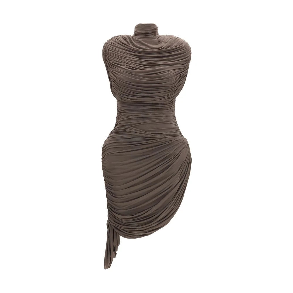 Magda Butrym Brown Copper Cocktail Dress - IT38 | S