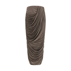 Magda Butrym Brown Copper Midi Skirt - IT38 | S
