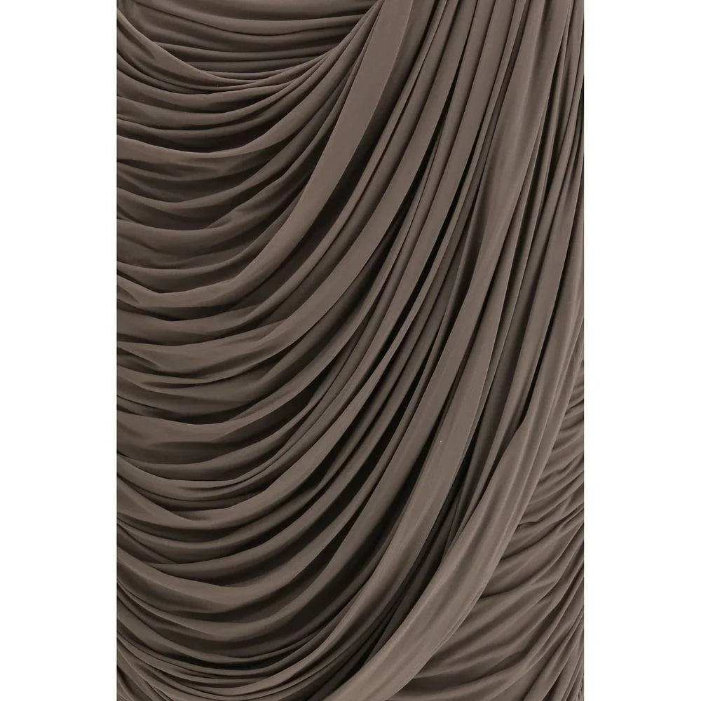 Magda Butrym Brown Copper Midi Skirt - IT38 | S