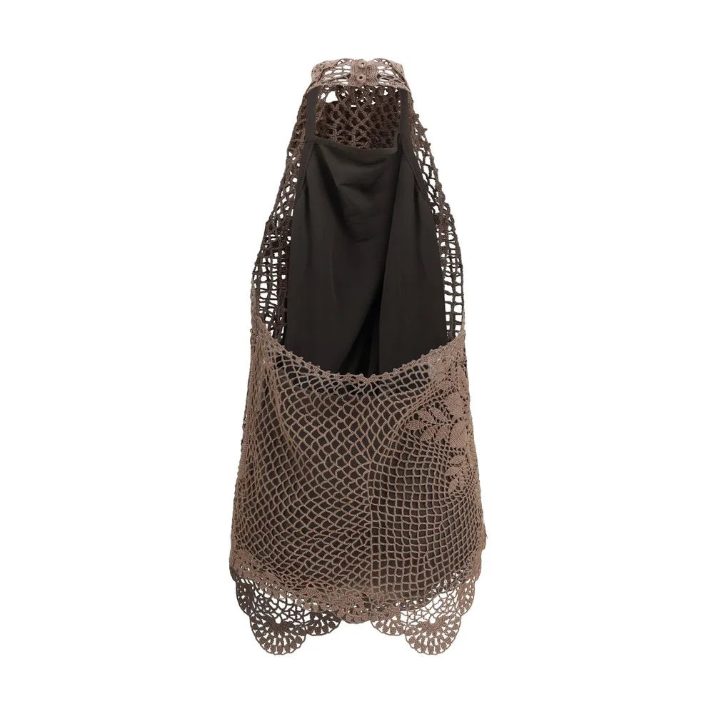 Magda Butrym Brown Cotton Blouse - IT40 | M