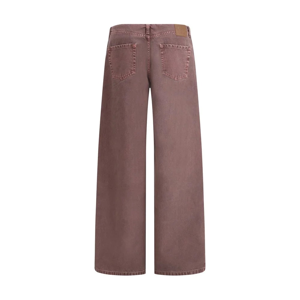 Magda Butrym Brown Cotton Relaxed Fit Jeans - IT38 | S