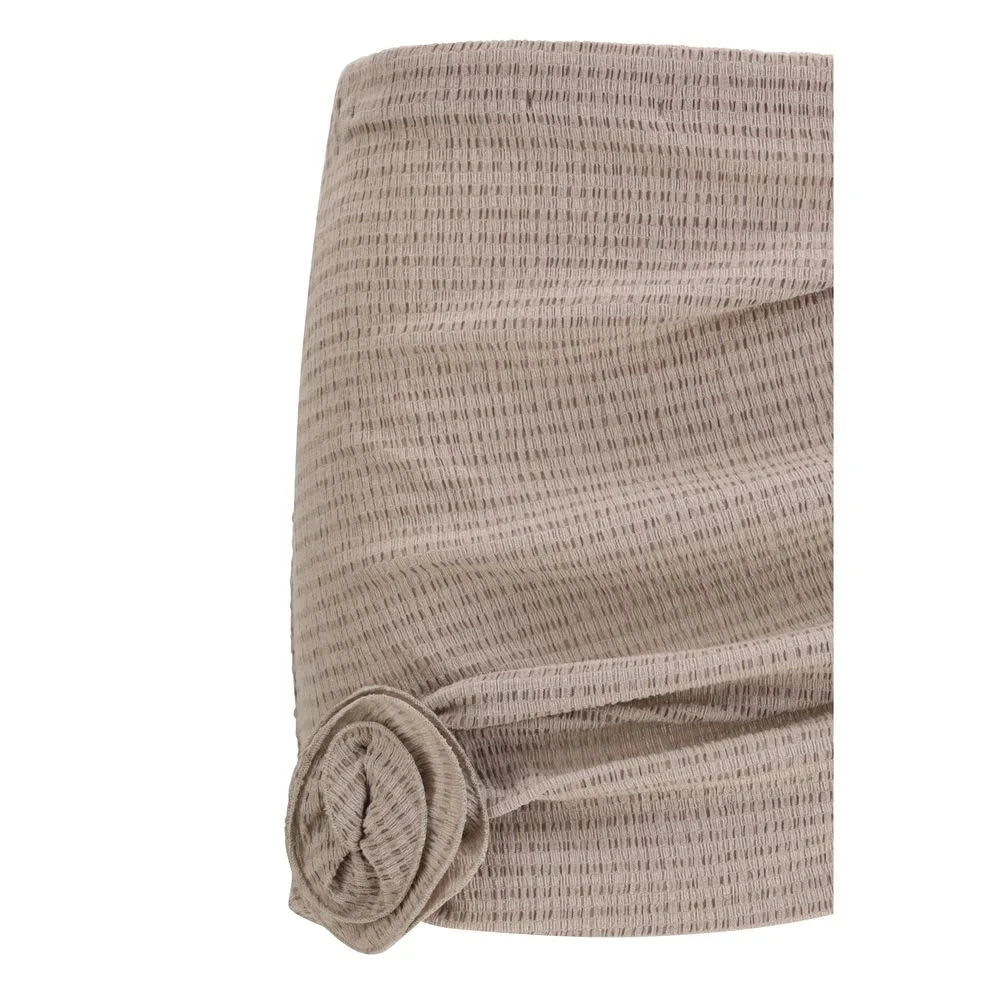 Magda Butrym Brown Lyocell Mini Skirt - IT36 | XS