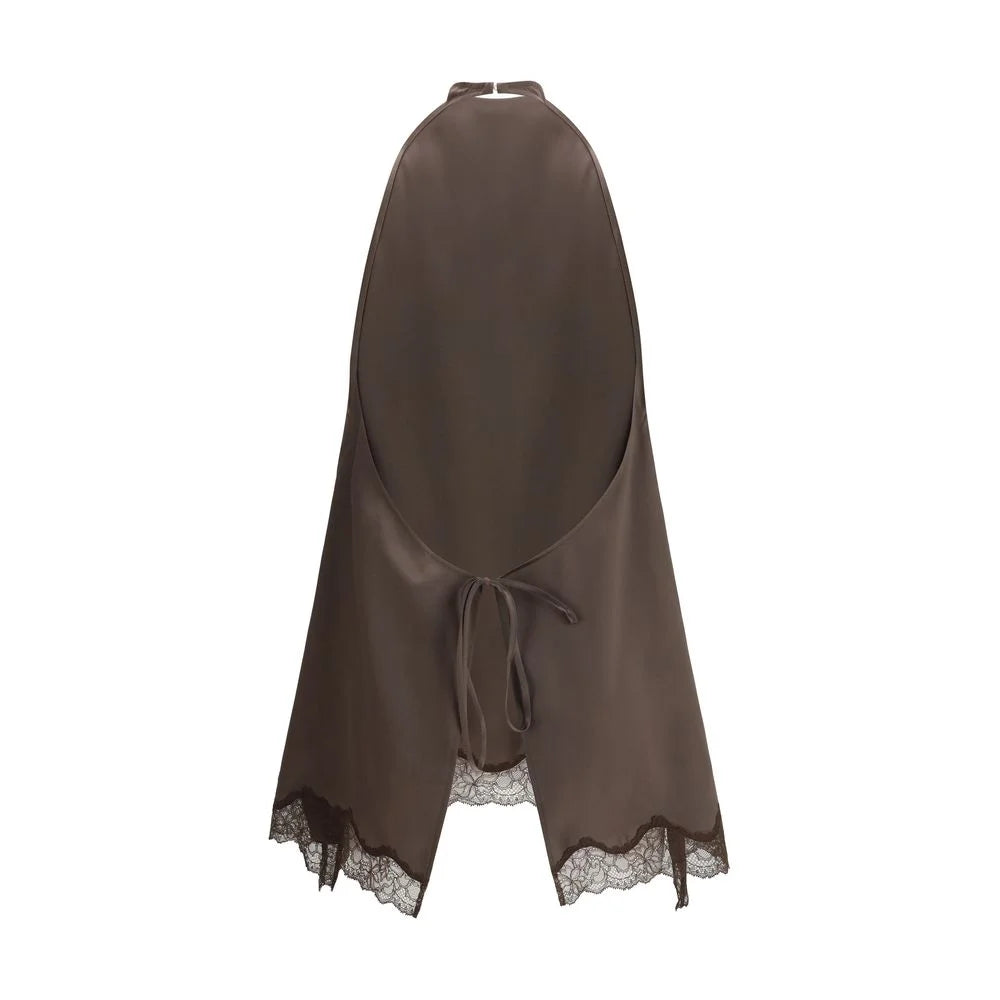 Magda Butrym Brown Silk Blouse