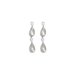 Magda Butrym Silver Brass Earrings - One Size