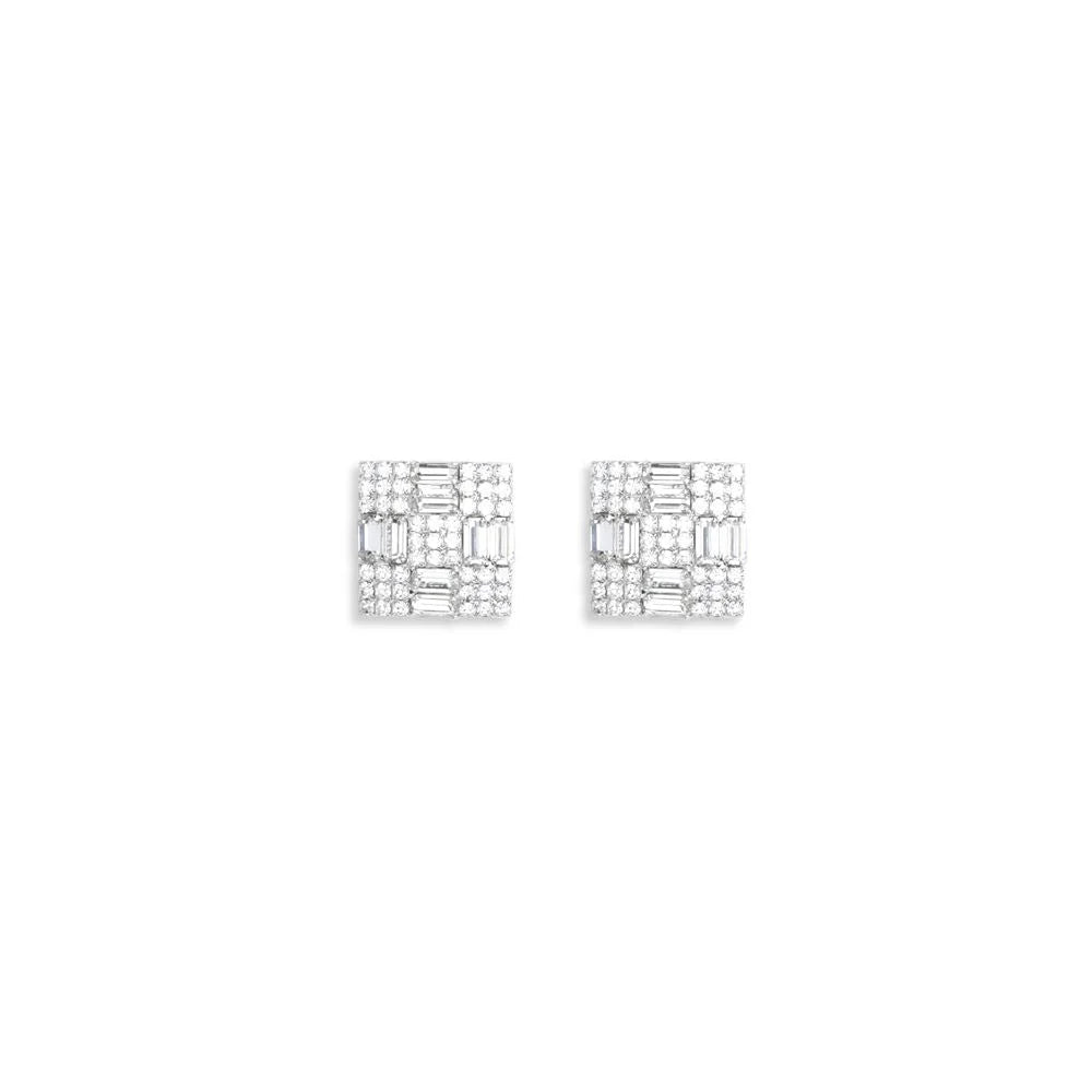 Magda Butrym Silver Brass Earrings - One Size