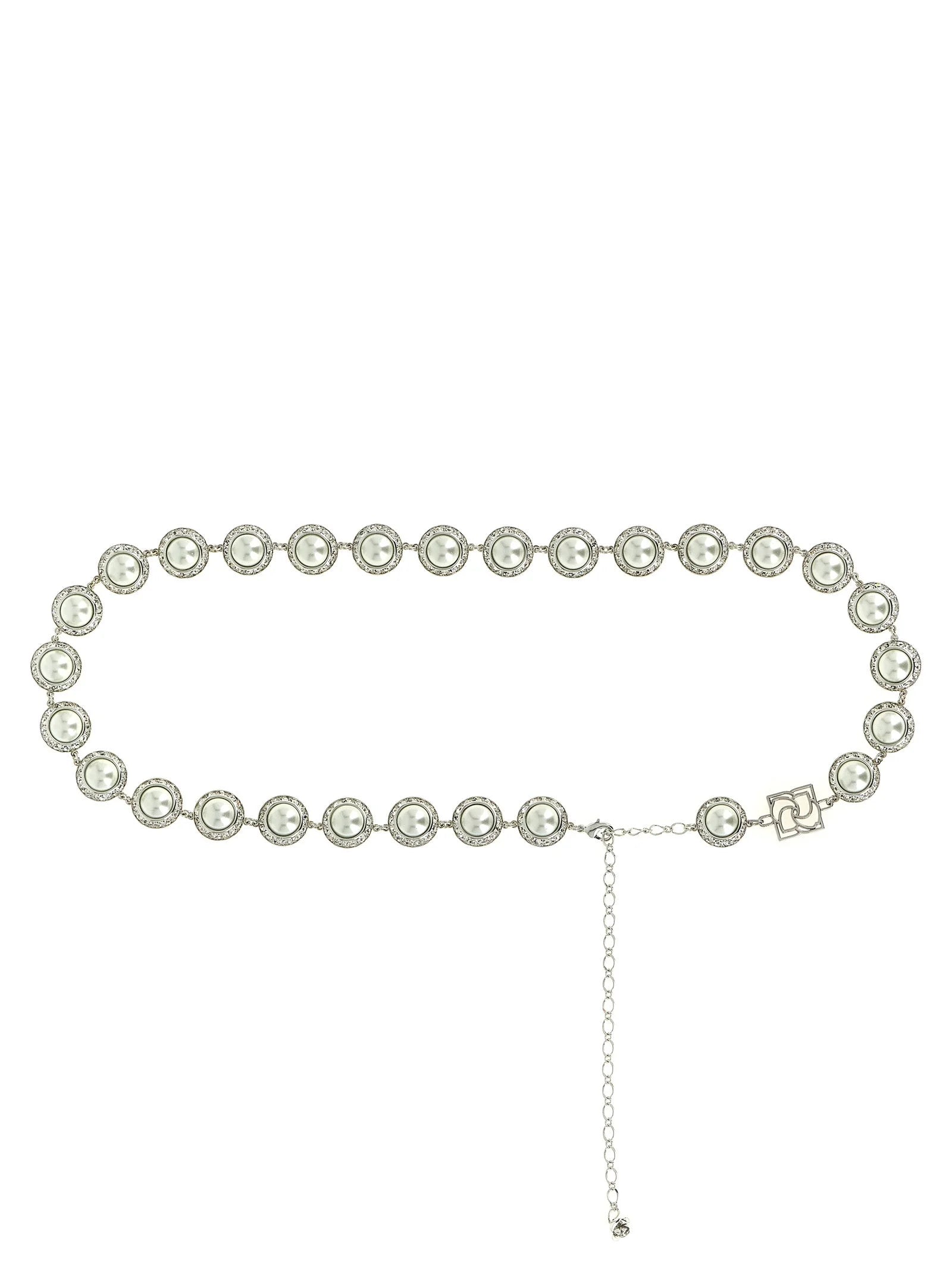 Magda Butrym Silver Calfskin Regular Belt - UNI