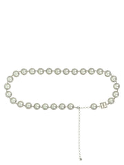Magda Butrym Silver Calfskin Regular Belt - UNI