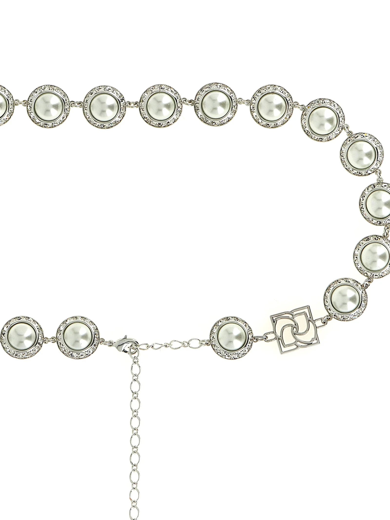 Magda Butrym Silver Calfskin Regular Belt - UNI
