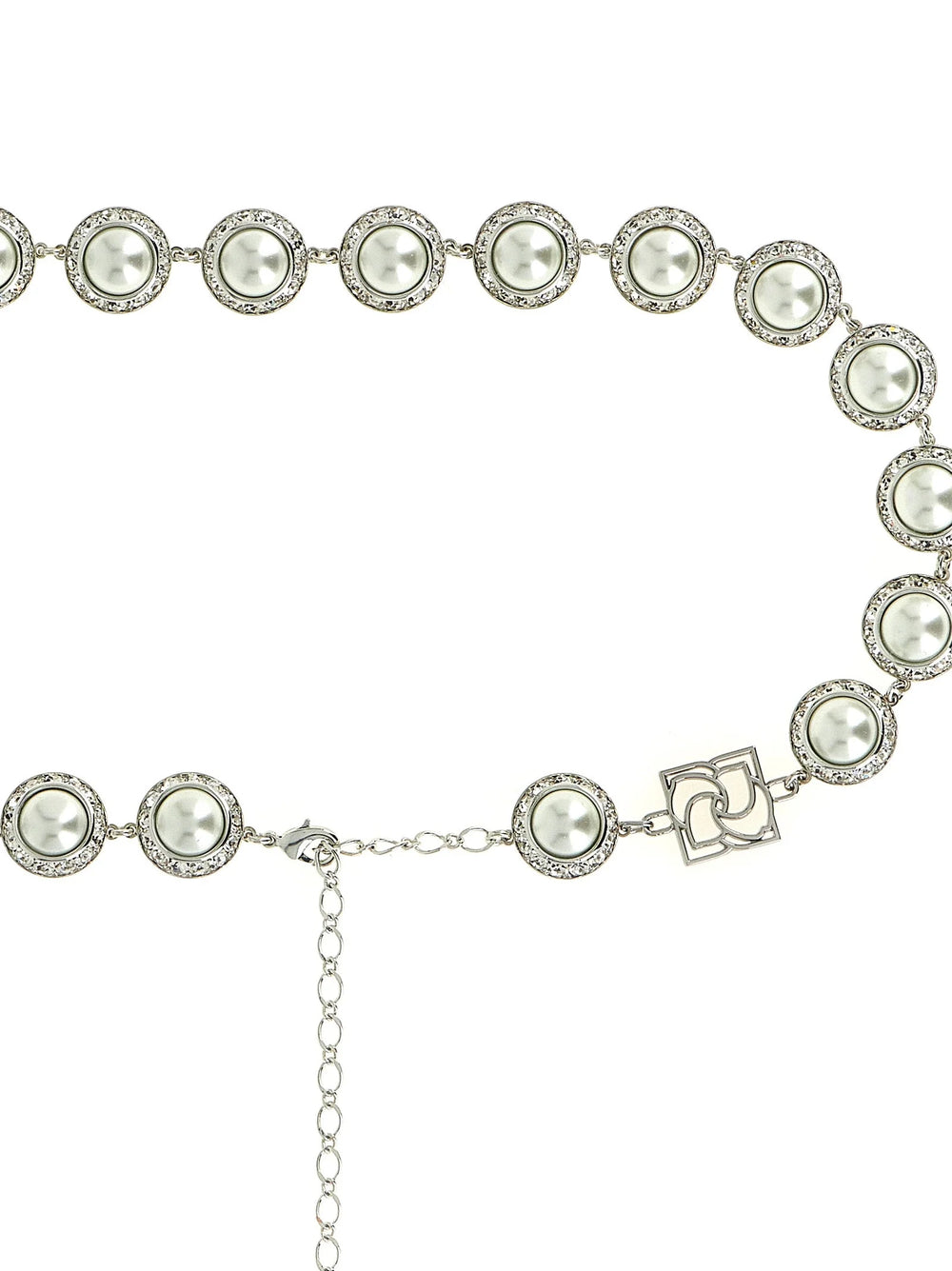 Magda Butrym Silver Calfskin Regular Belt - UNI