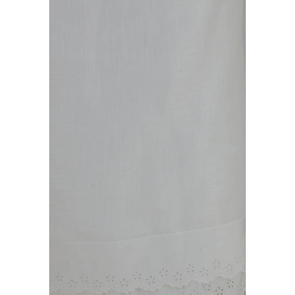 Magda Butrym White Cotton Midi Skirt - IT38 | S