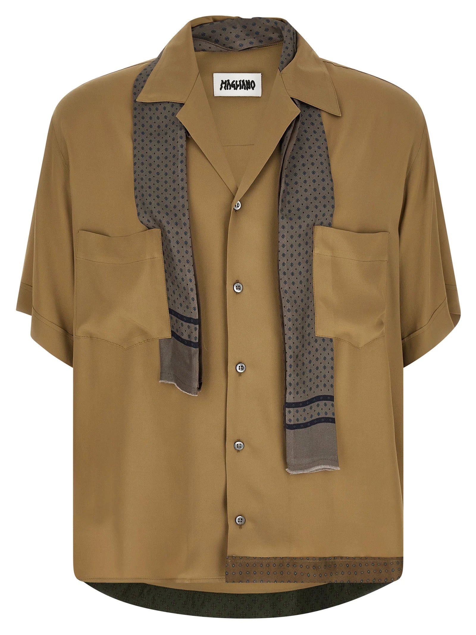 Magliano Beige Acetate Blouse - M
