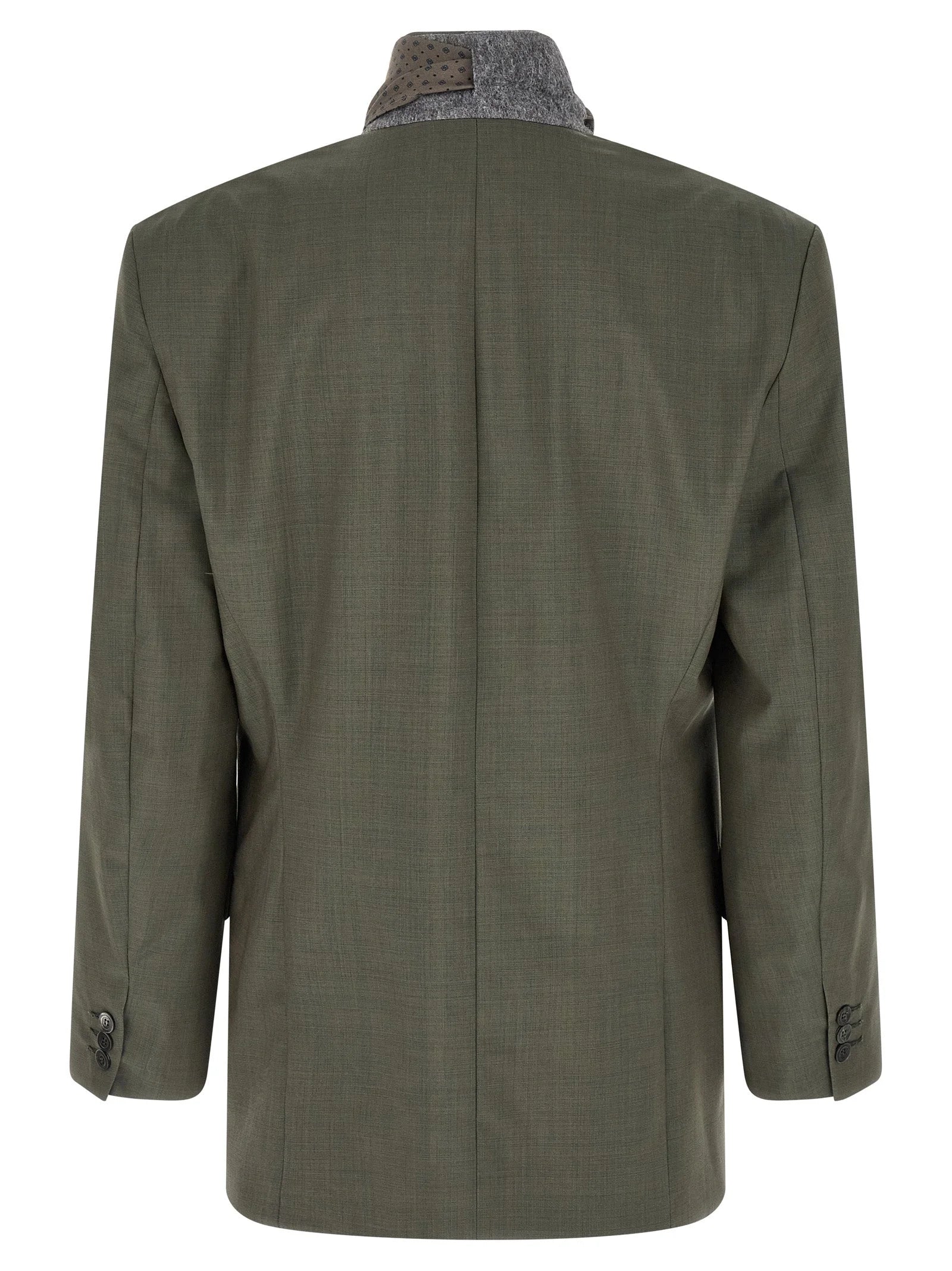 Magliano Bicolor Virgin Wool Blazer