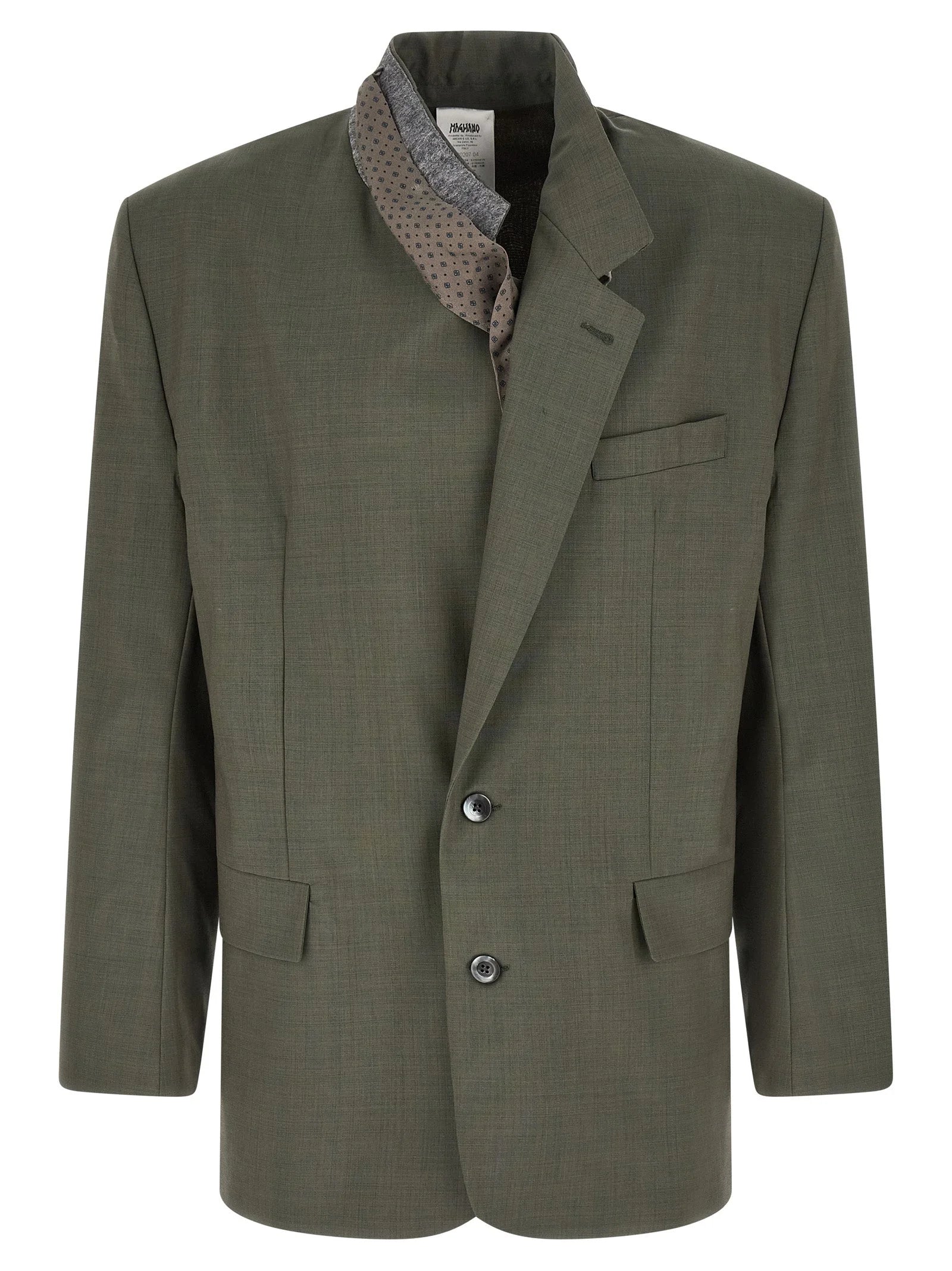 Magliano Bicolor Virgin Wool Blazer