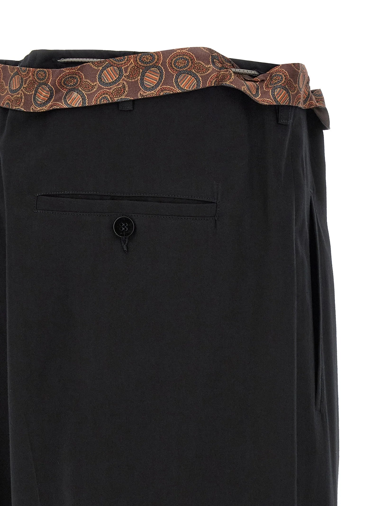 Magliano Black Cotton Casual Pants
