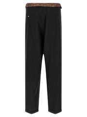 Magliano Black Cotton Casual Pants