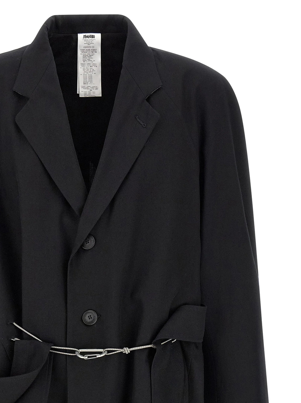 Magliano Black Cotton Coat - S