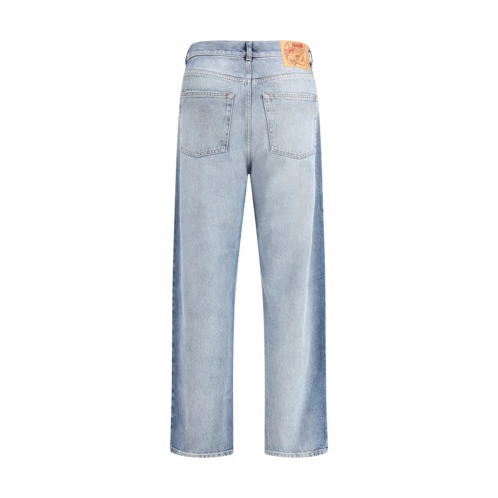 Magliano Blue Cotton Relaxed Fit Jeans - M