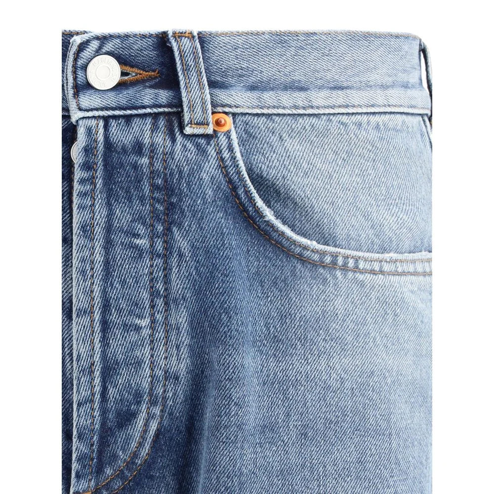 Magliano Blue Cotton Relaxed Fit Jeans - M - Jeans